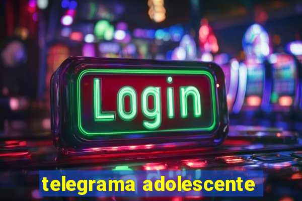 telegrama adolescente